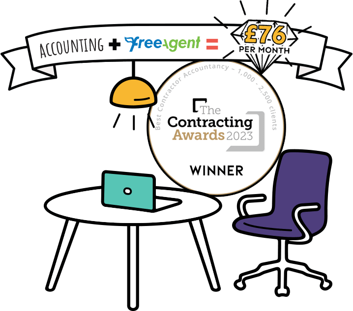 Accounting + FreeAgent = £76 per month - Contractor Awards 2023 Winner